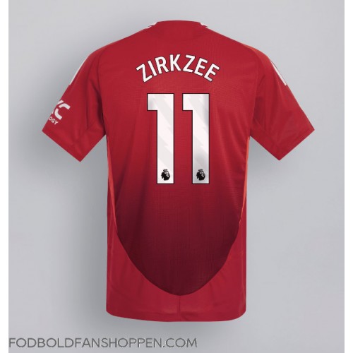 Manchester United Joshua Zirkzee #11 Hjemmebanetrøje 2024-25 Kortærmet Manchester United Joshua Zirkzee #11 Hjemmebanetrøje 2024-25 Kortærmet